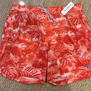 Tommy Bahama Logo Men Bathing Suit New w/Tags UPF 30